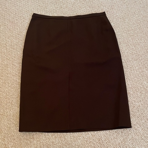 MOSCHINO CHEAP AND CHIC Vintage Fully Lined Brown Pencil Skirt - Picture 11 of 14